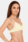Tweens Padded Non-Wired Full Coverage T-Shirt Bra - Off-White — thumbnail 3
